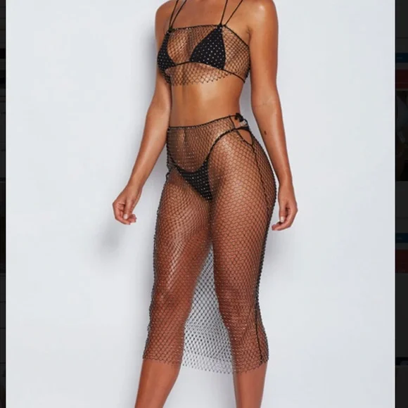 Meshki Diamante Maxi Skirt - Picture 3 of 4